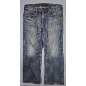 Silver Jeans Mens 34x29 Gordie Loose Straight Baggy Fading Western Y2K Tag